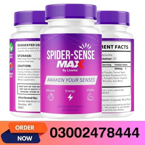 Spider Sense Max Pills for Men in Pakistan