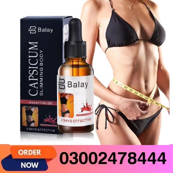 Balay Capsicum Slimming Body Oil In Pakistan