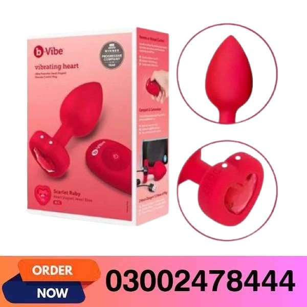 B-vibe Vibrating Jewel Butt Plug In Pakistan