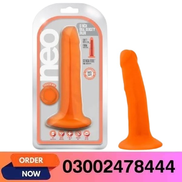 Neo Dual Density Cock Neo 6 Inch Orange - Adult Toys In Pakistan