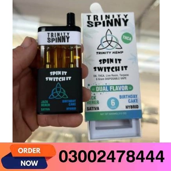 Trinity Hemp Spinny 6G Disposable Vape In Pakistan