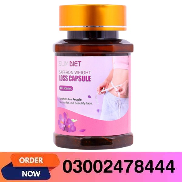 Slim Diet Saffron Weight Loss Capsules In Pakistan