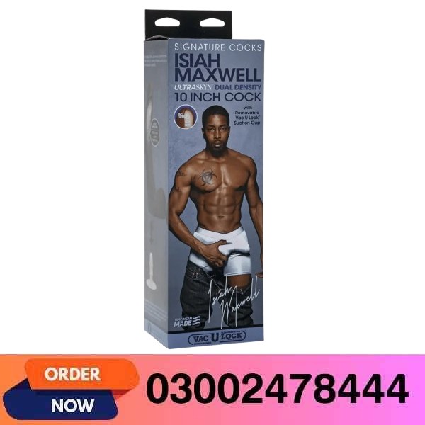 Doc Johnson Isiah Maxwell Ultraskyn 10 Inch Signature Cock XL Dildo