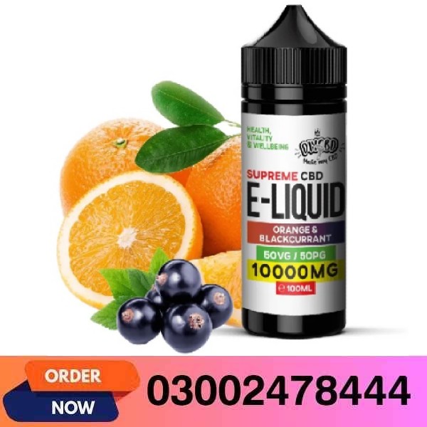 Supreme CBD E-Liquid 10000MG Orange UK’s Best CBD Vape Oil In Pakistan
