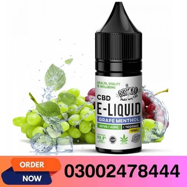 CBD E-Liquid Grape Menthol In Pakistan
